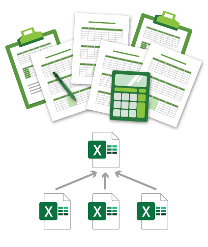 Field trial management with excel